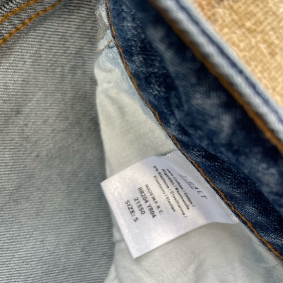 Ultra Low Rise Blue Flare Jeans for Women - Picture 7 of 10